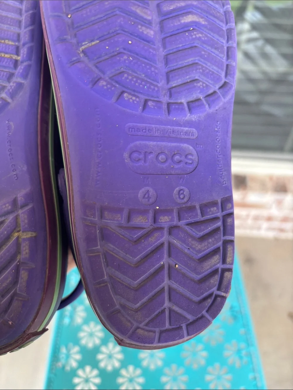 Crocs‎ Purple Crogman Kids Clogs Shoes